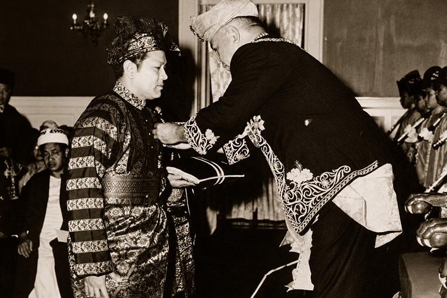 A ceremonial presentation
