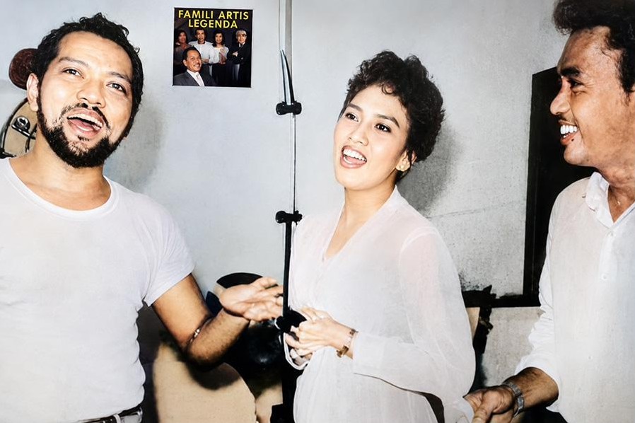 P. Ramlee in the recording studio