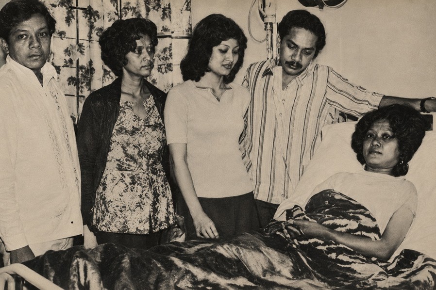 Saloma in hospital