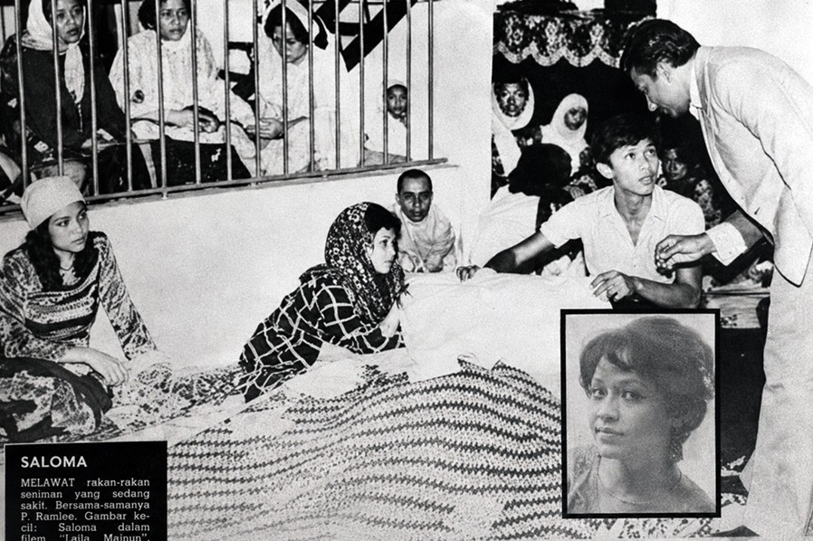 Saloma lying in state, April 1983